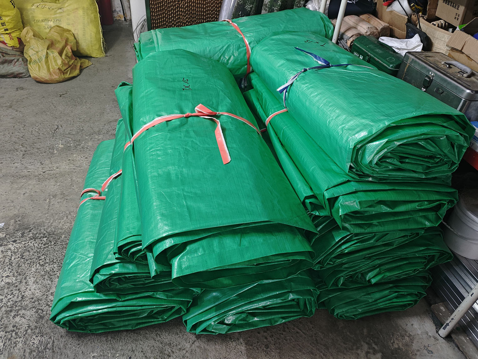 玻纤布防火阻燃篷布带PVC涂层